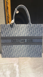 Dior Medium Dior Book Tote Bag Blue 41.5 x 27.5 x 16.5  M1296ZEGC_M49E