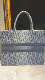 Dior Medium Dior Book Tote Bag Blue 41.5 x 27.5 x 16.5  M1296ZEGC_M49E