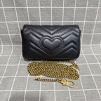 Gucci GG Marmont Collection Leather Black 476433 DTDCT 1000