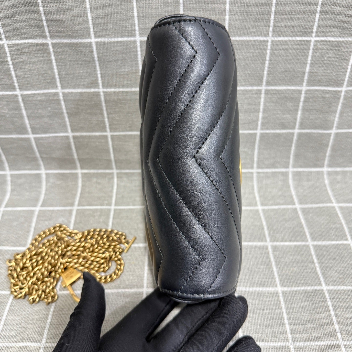 Gucci GG Marmont Collection Leather Black 476433 DTDCT 1000
