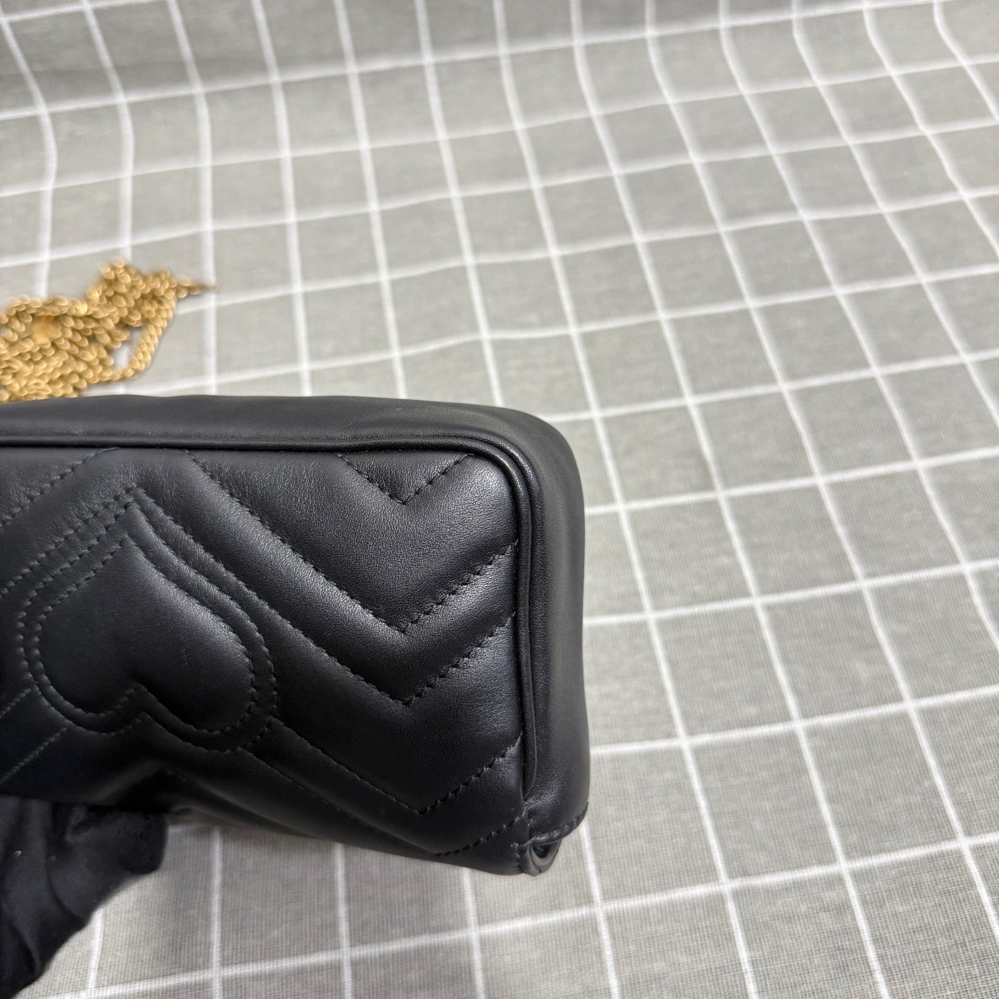 Gucci GG Marmont Collection Leather Black 476433 DTDCT 1000