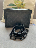Louis Vuitton Soft Trunk Canvas Black 25 x 18 x 10 M44730