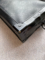 Louis Vuitton Soft Trunk Canvas Black 25 x 18 x 10 M44730