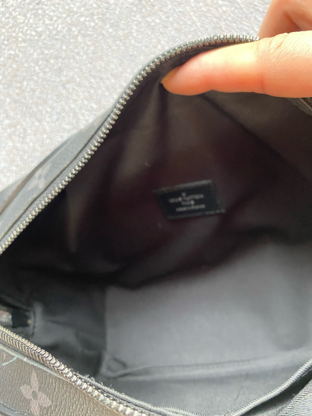 Louis Vuitton Soft Trunk Canvas Black 25 x 18 x 10 M44730