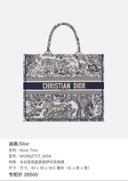 Dior Book Tote White Dimensions: 42 x 35 x 18.5 cm (length x height x width) M1286ZTDT_M34I