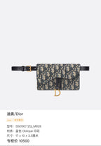 Dior Blue Belt Bag & Fanny Pack 17 x 10 x 3.5 centimeters S5619CTZQ_M928
