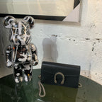 Gucci Dionysus Collection Leather Black 16.5 cm (width) x 10 cm (height) x 4 cm (depth) 476432 CAOGN 8176