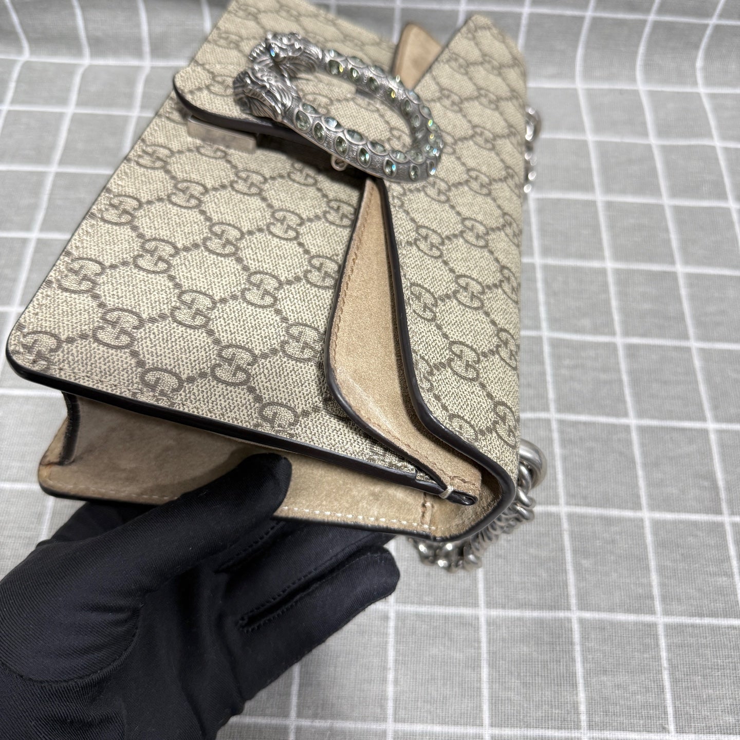 Gucci Dionysus Collection Canvas Beige Backpack 499623 92TJN 8660