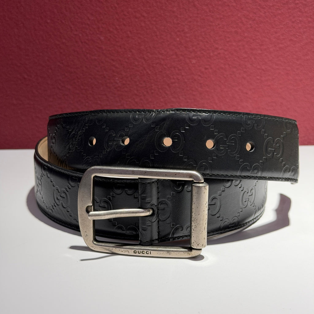 Gucci Black Belt
