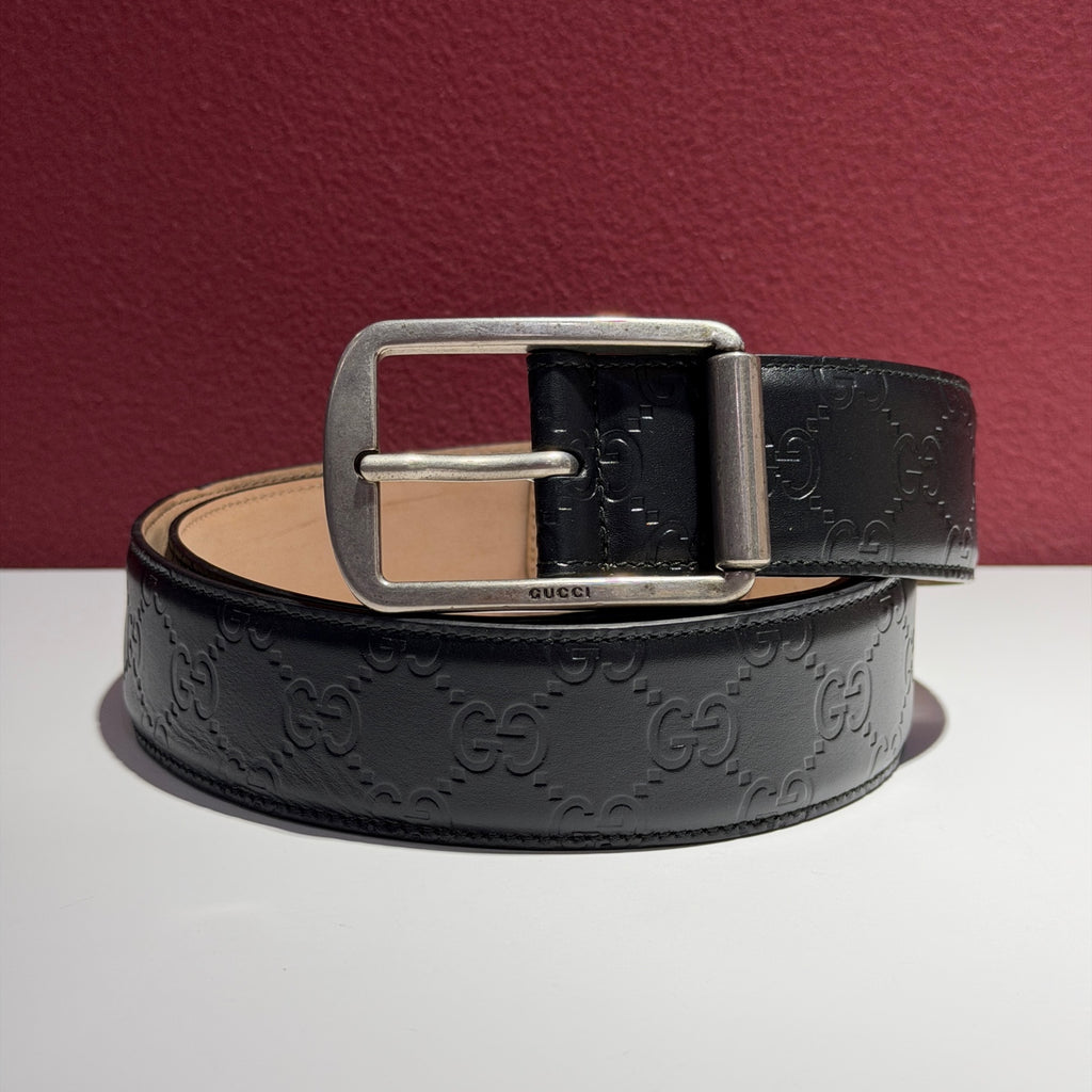Gucci Black Belt