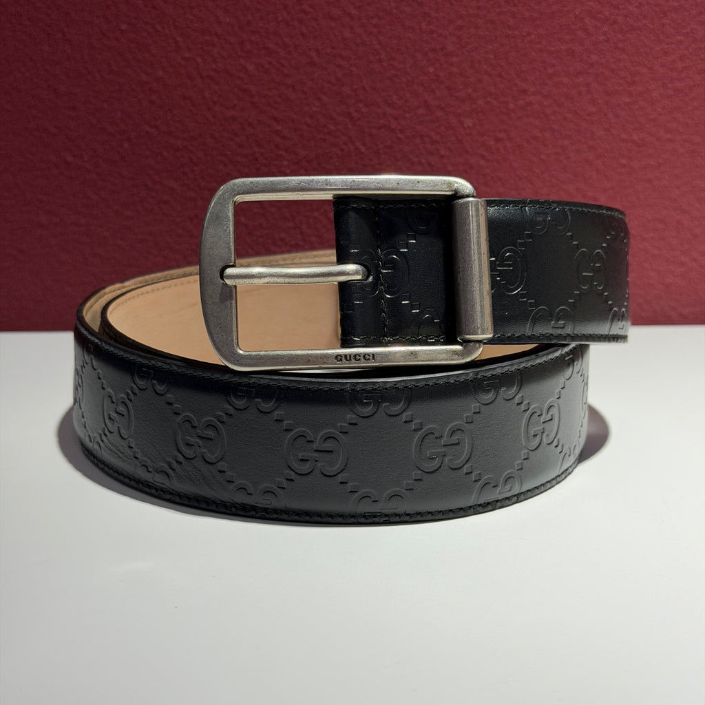Gucci Black Belt