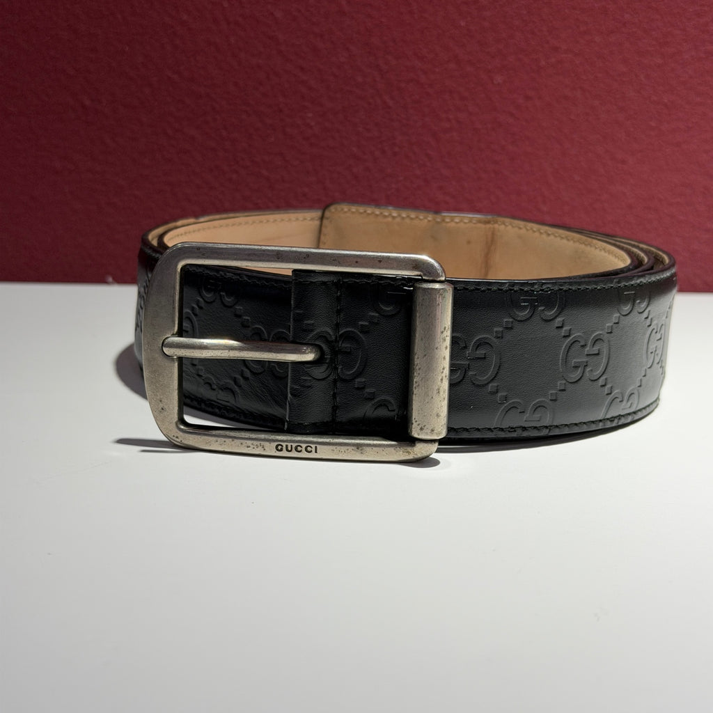 Gucci Black Belt