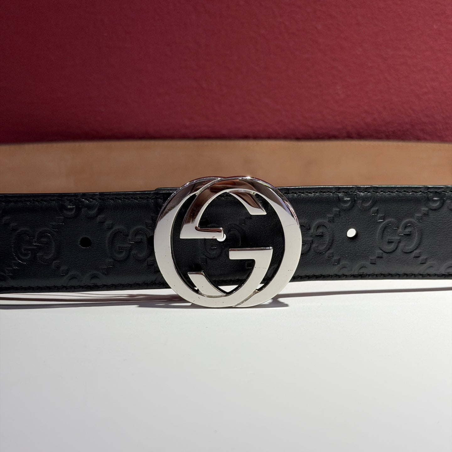Gucci Black Belt