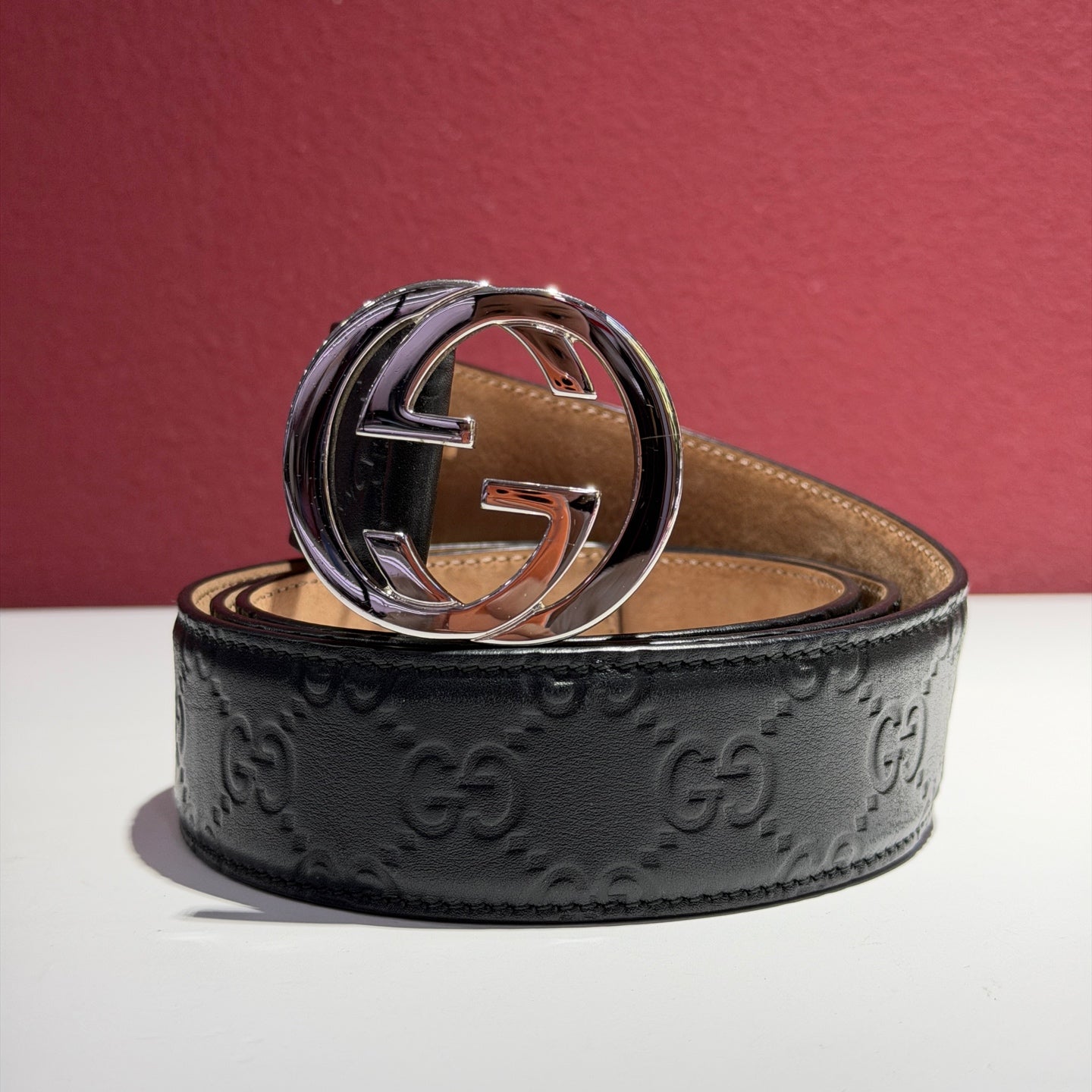 Gucci Black Belt