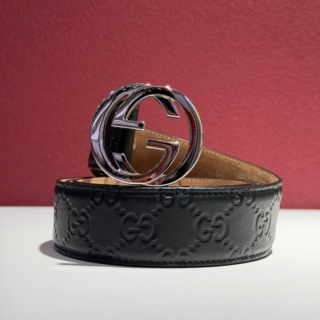 Gucci Black Belt