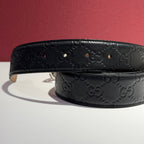 Gucci Black Belt