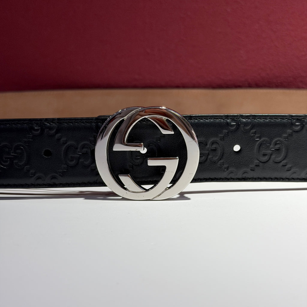 Gucci Black Belt