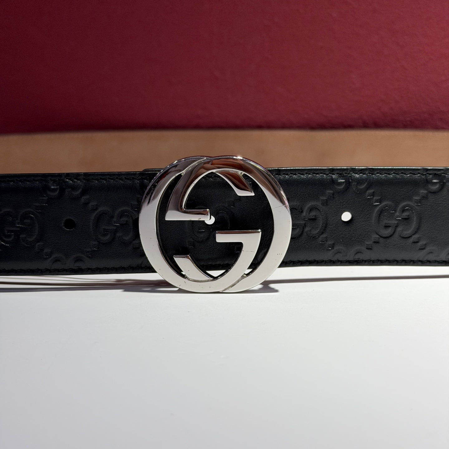 Gucci Black Belt