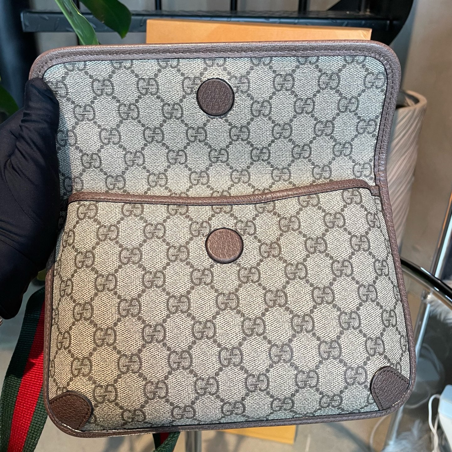 Gucci Brown Messenger Bag