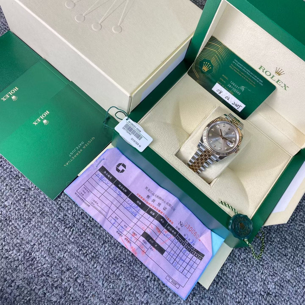 Rolex Log type Rose gold 41 millimeters m126331-0008