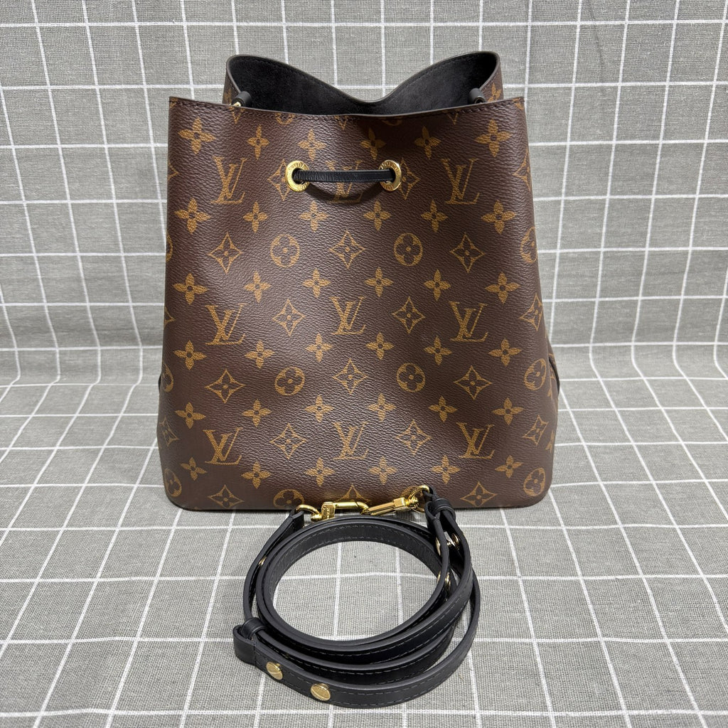 Louis Vuitton Néonoé Canvas Bucket & Drawstring Bag M44020