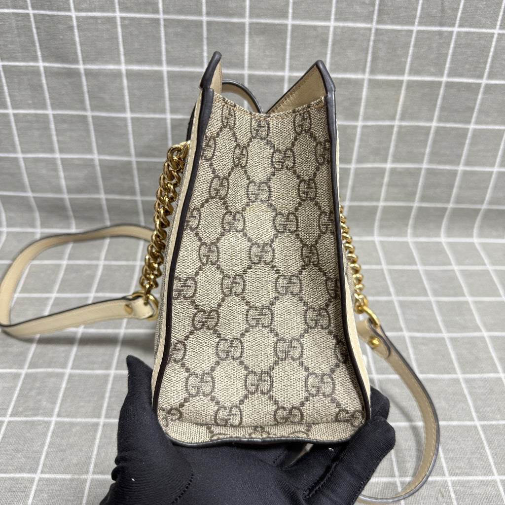 Gucci Padlock Series Canvas Beige Backpack 498156 KHNKG 9761