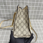 Gucci Padlock Series Canvas Beige Backpack 498156 KHNKG 9761