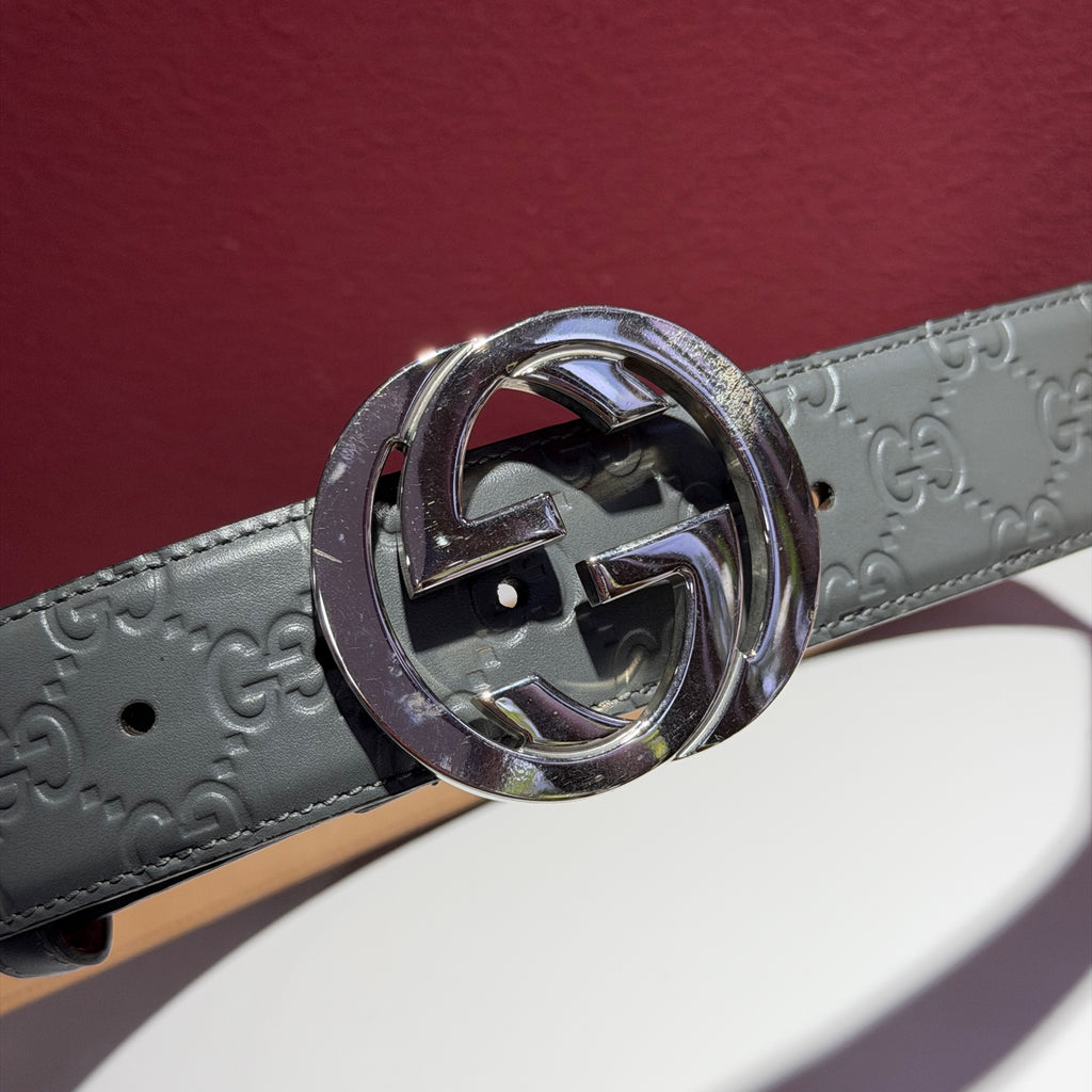 Gucci Gray Belt