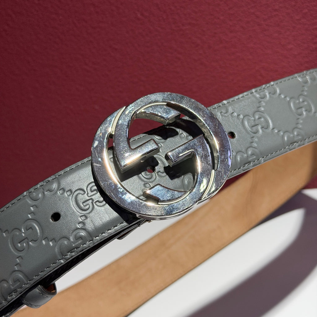 Gucci Gray Belt