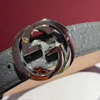 Gucci Gray Belt