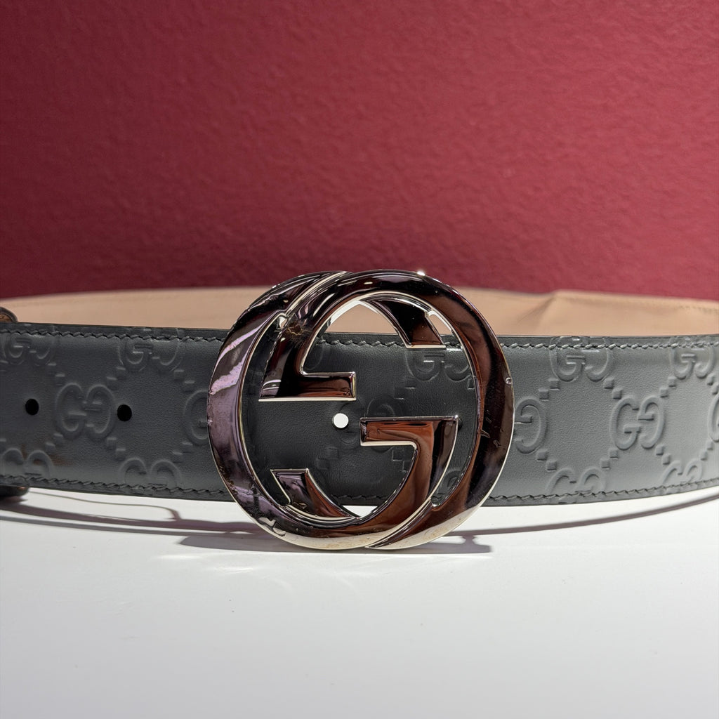 Gucci Gray Belt