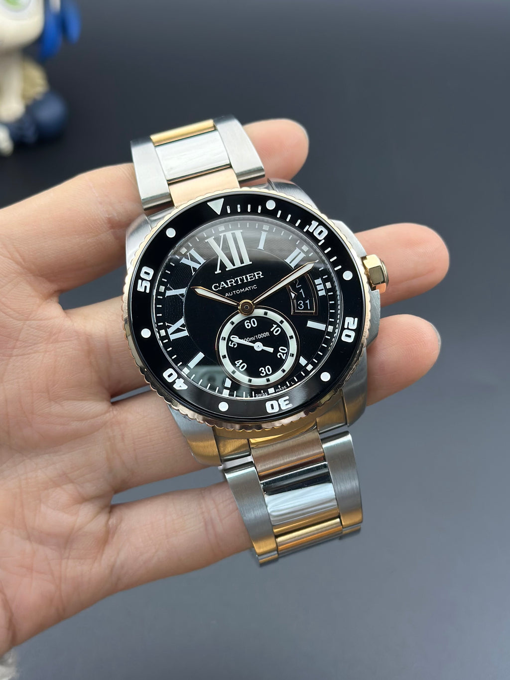 Cartier Rose gold Automatic (self-winding) watch