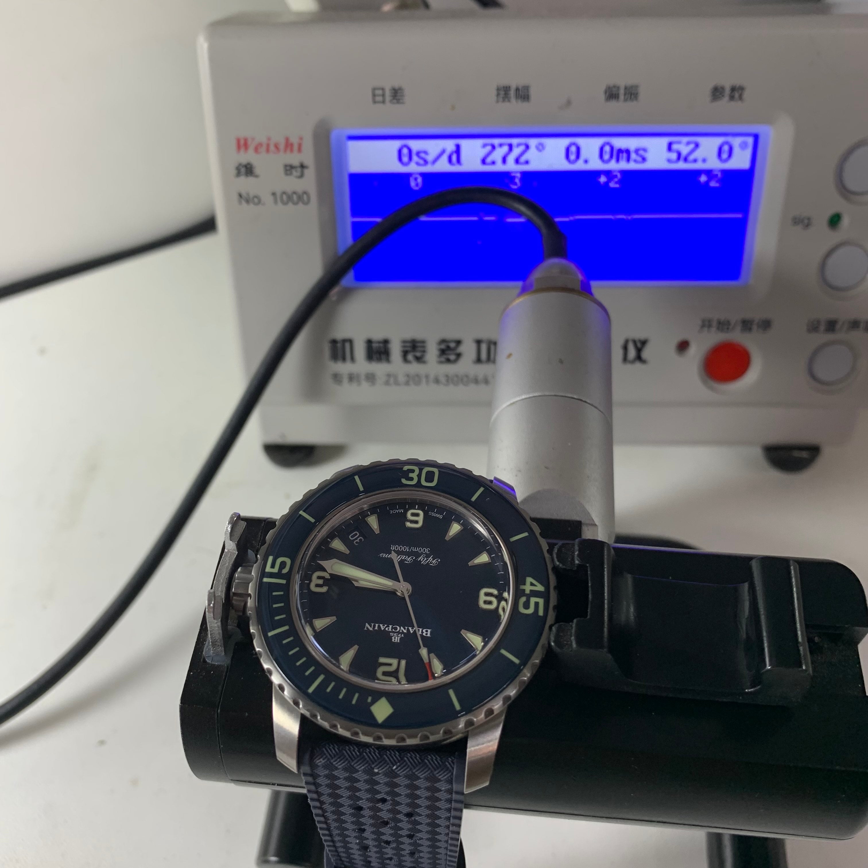 Blancpain Fifty fathoms 42.3 millimeters 5010-12B40-O64