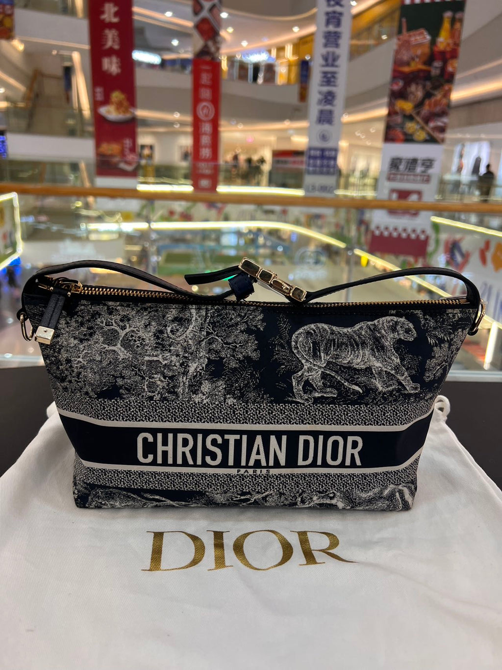 Dior Blue Clutch