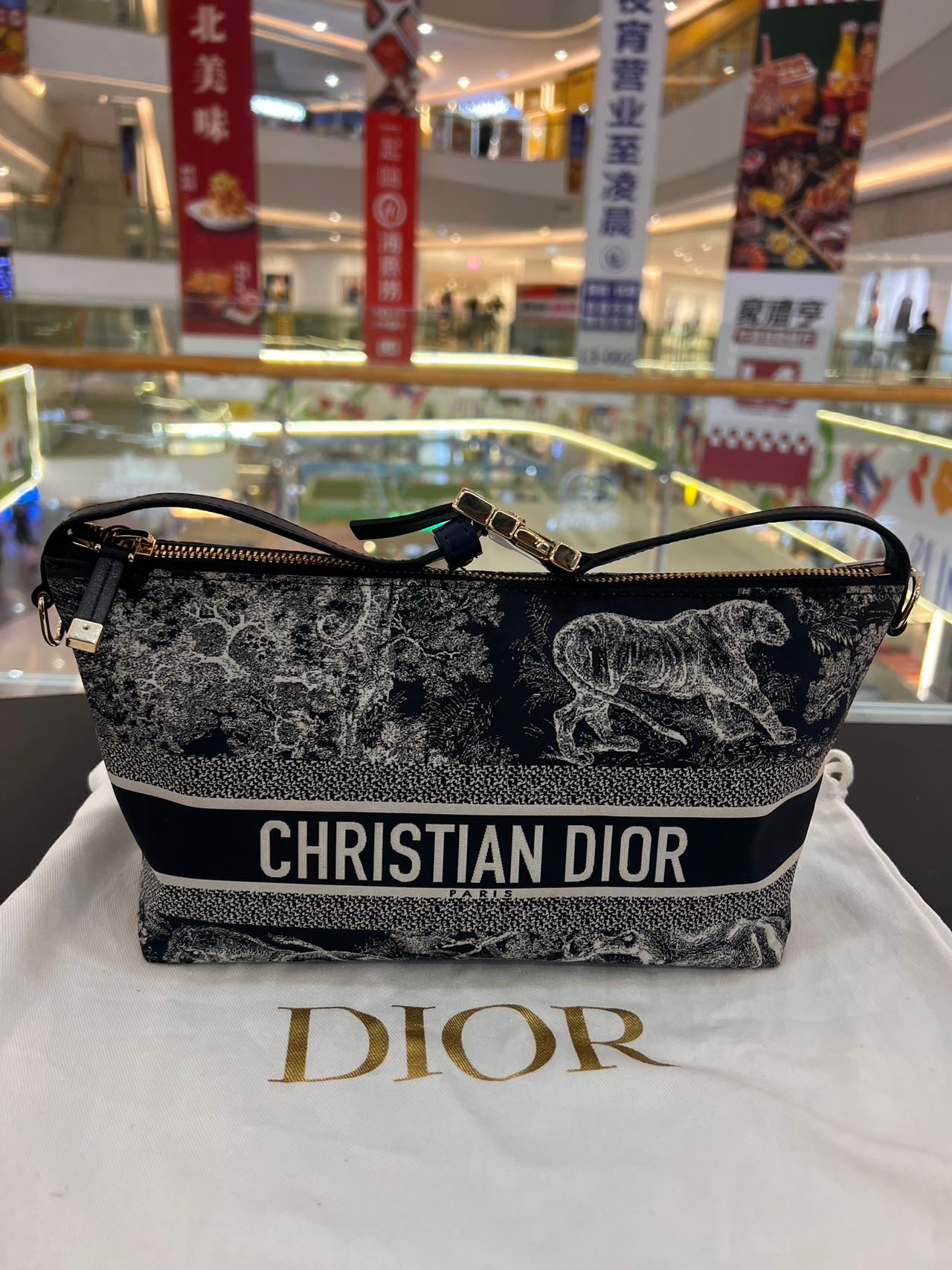 Dior Blue Clutch