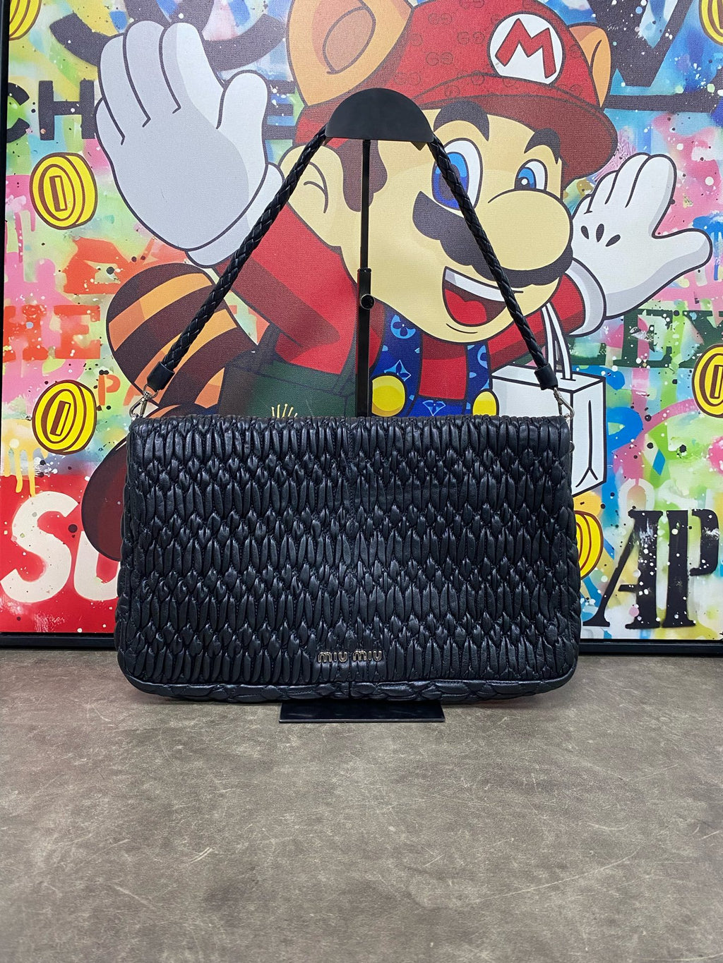 Miu Miu Black Shoulder Bag