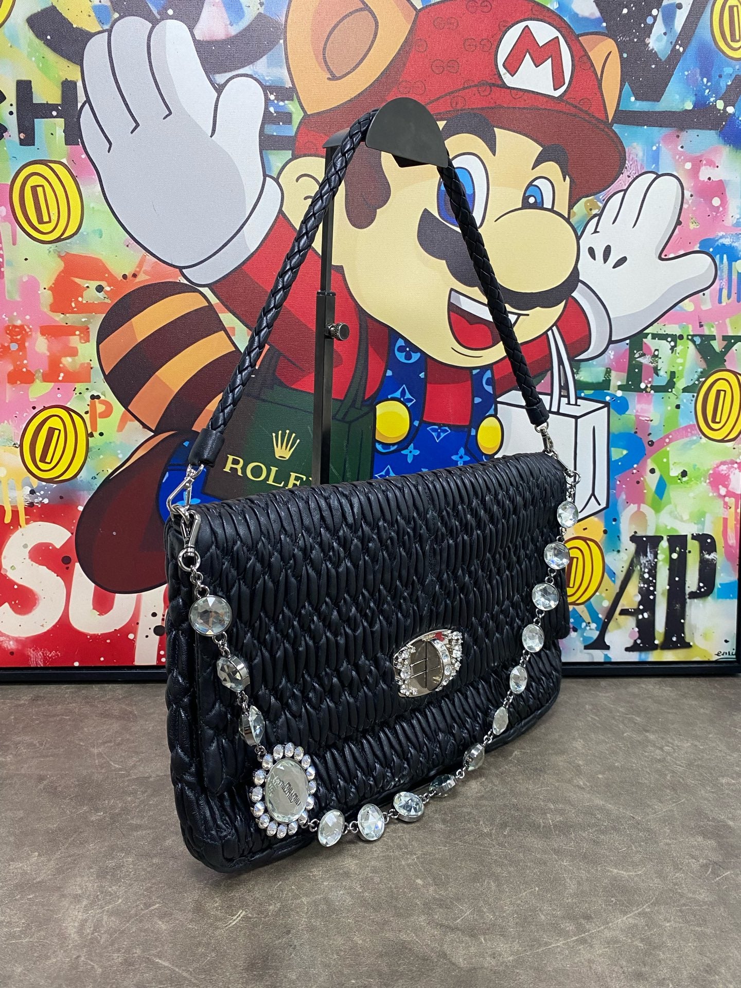 Miu Miu Black Shoulder Bag