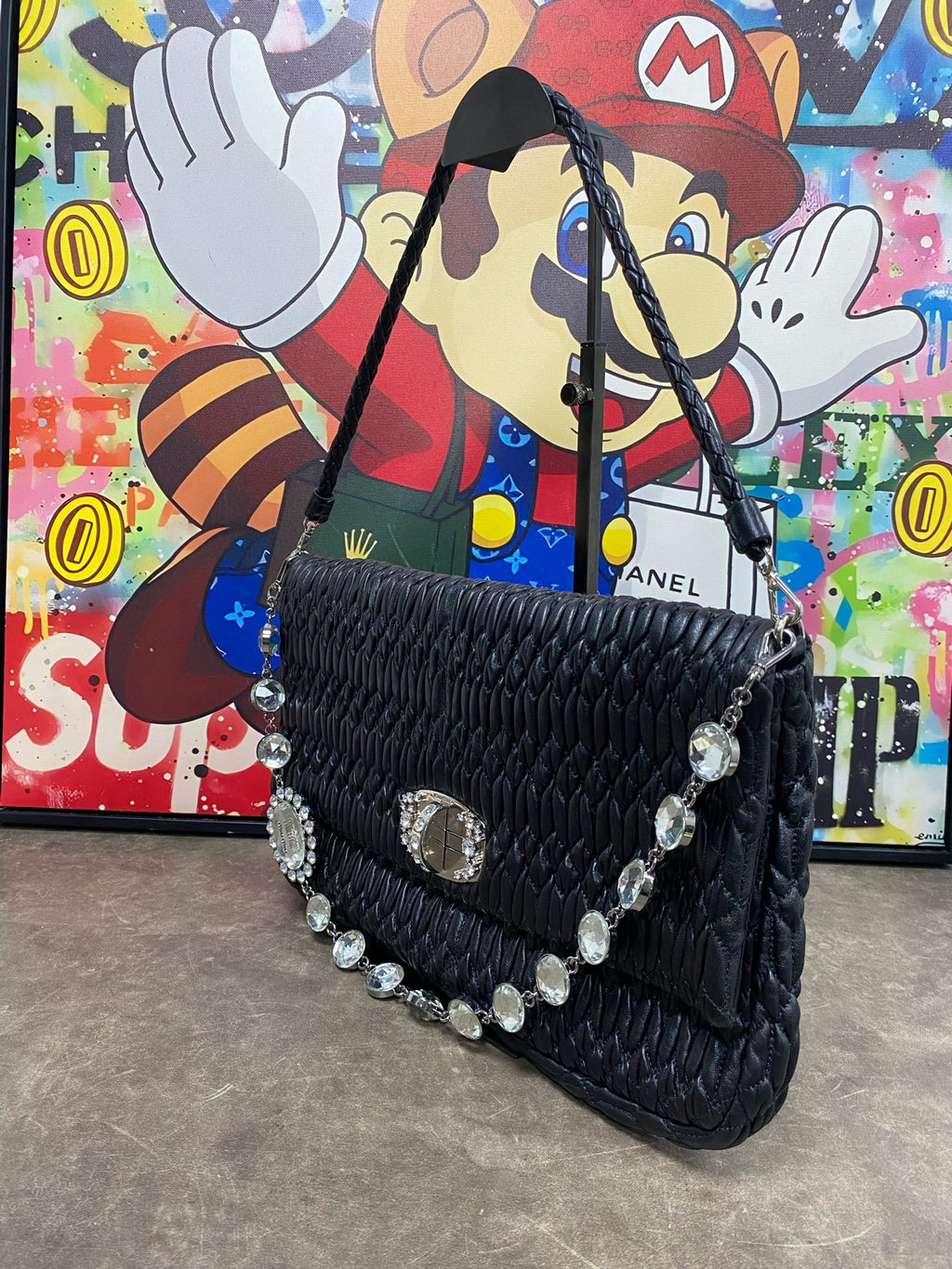 Miu Miu Black Shoulder Bag