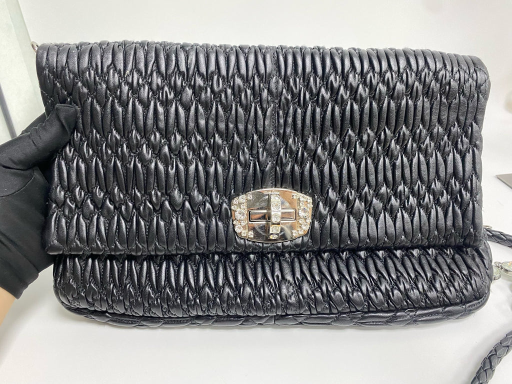 Miu Miu Black Shoulder Bag
