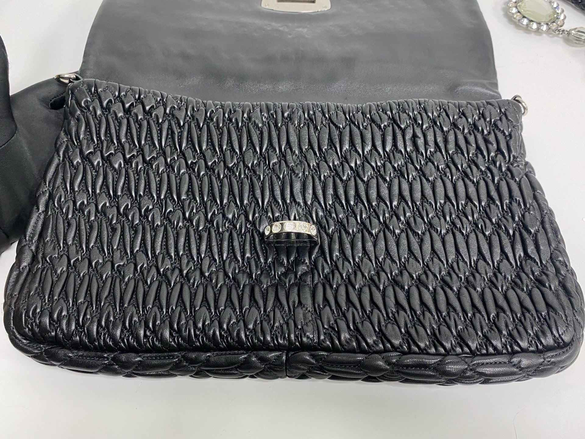 Miu Miu Black Shoulder Bag