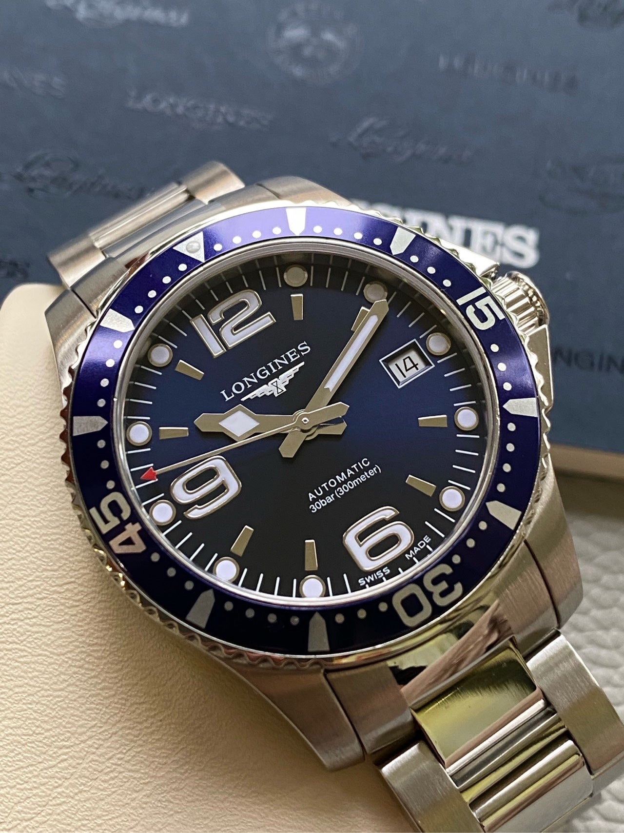 Longines Conquest Diving Series Blue Mechanical watch 39.00mm L3.741.4.96.6