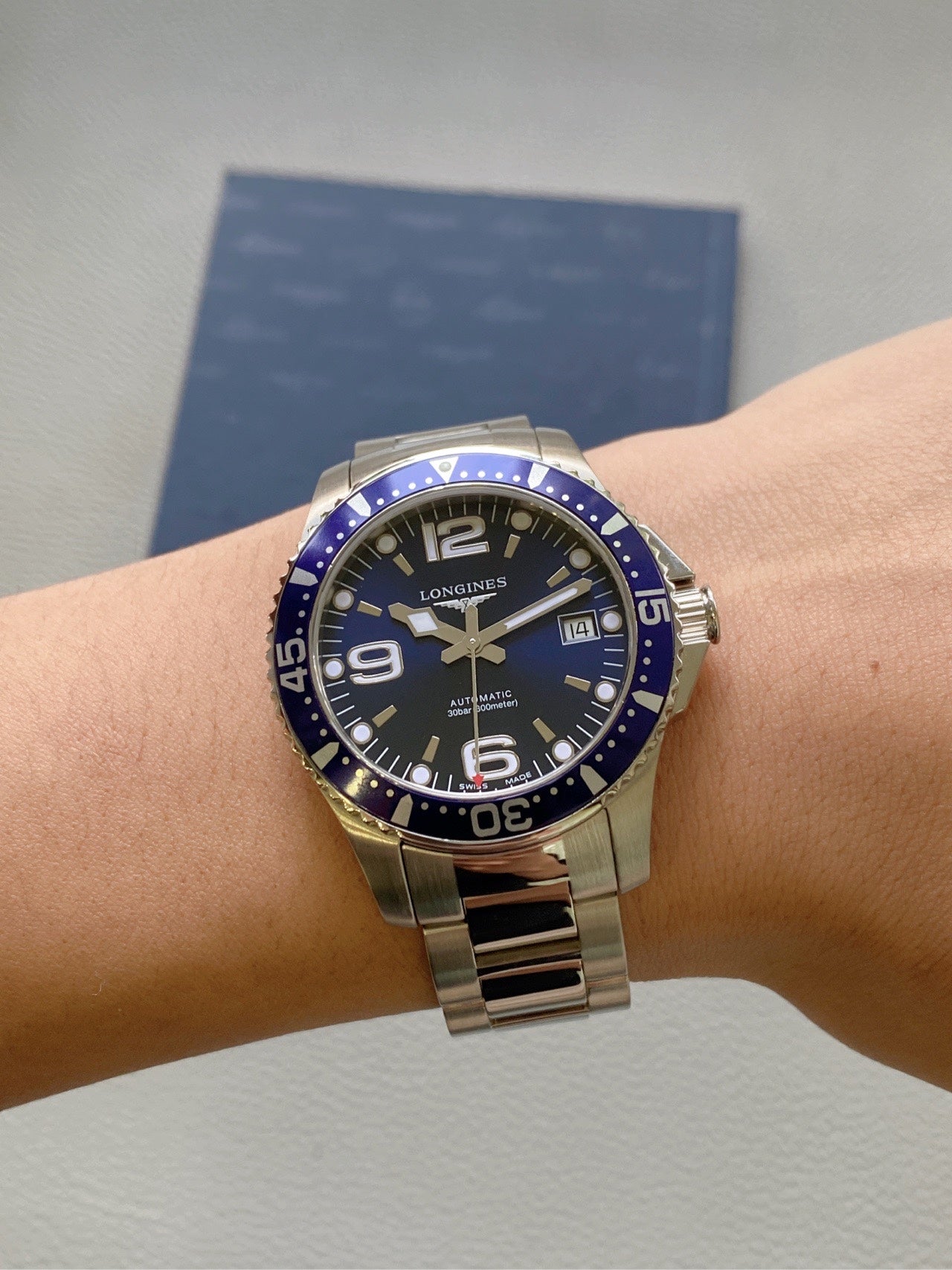 Longines Conquest Diving Series Blue Mechanical watch 39.00mm L3.741.4.96.6