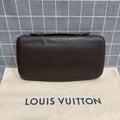 Louis Vuitton Leather Brown Clutch