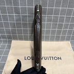 Louis Vuitton Leather Brown Clutch