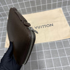 Louis Vuitton Leather Brown Clutch