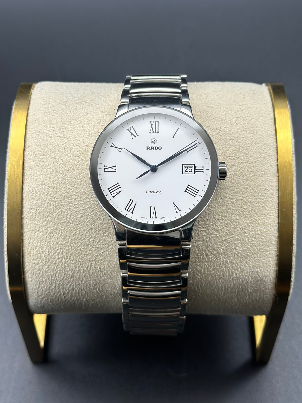 Rado White Automatic (self-winding) watch