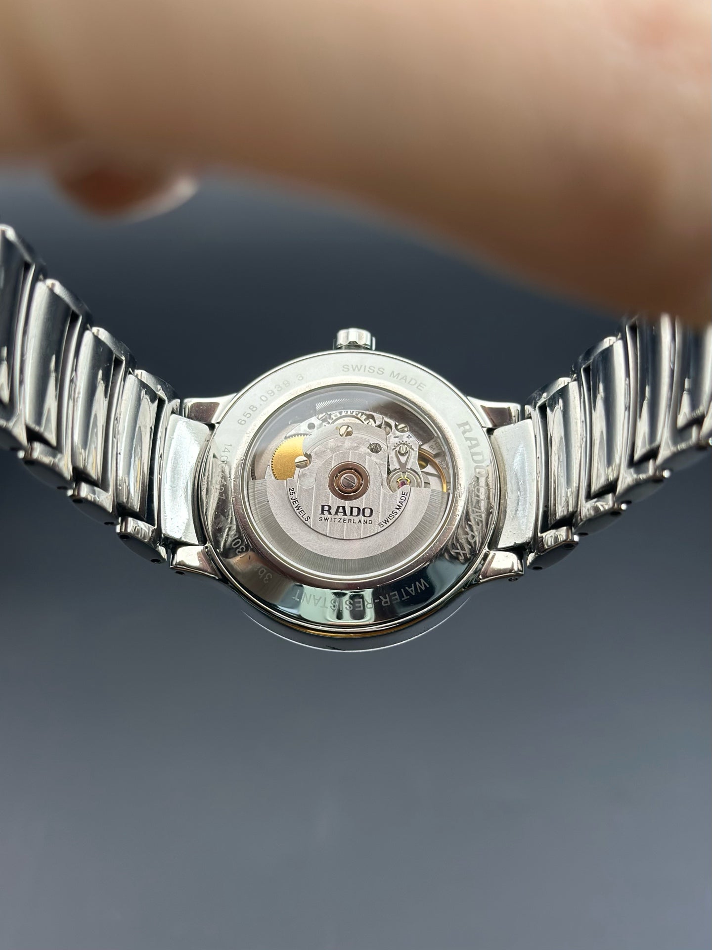 Rado White Automatic (self-winding) watch