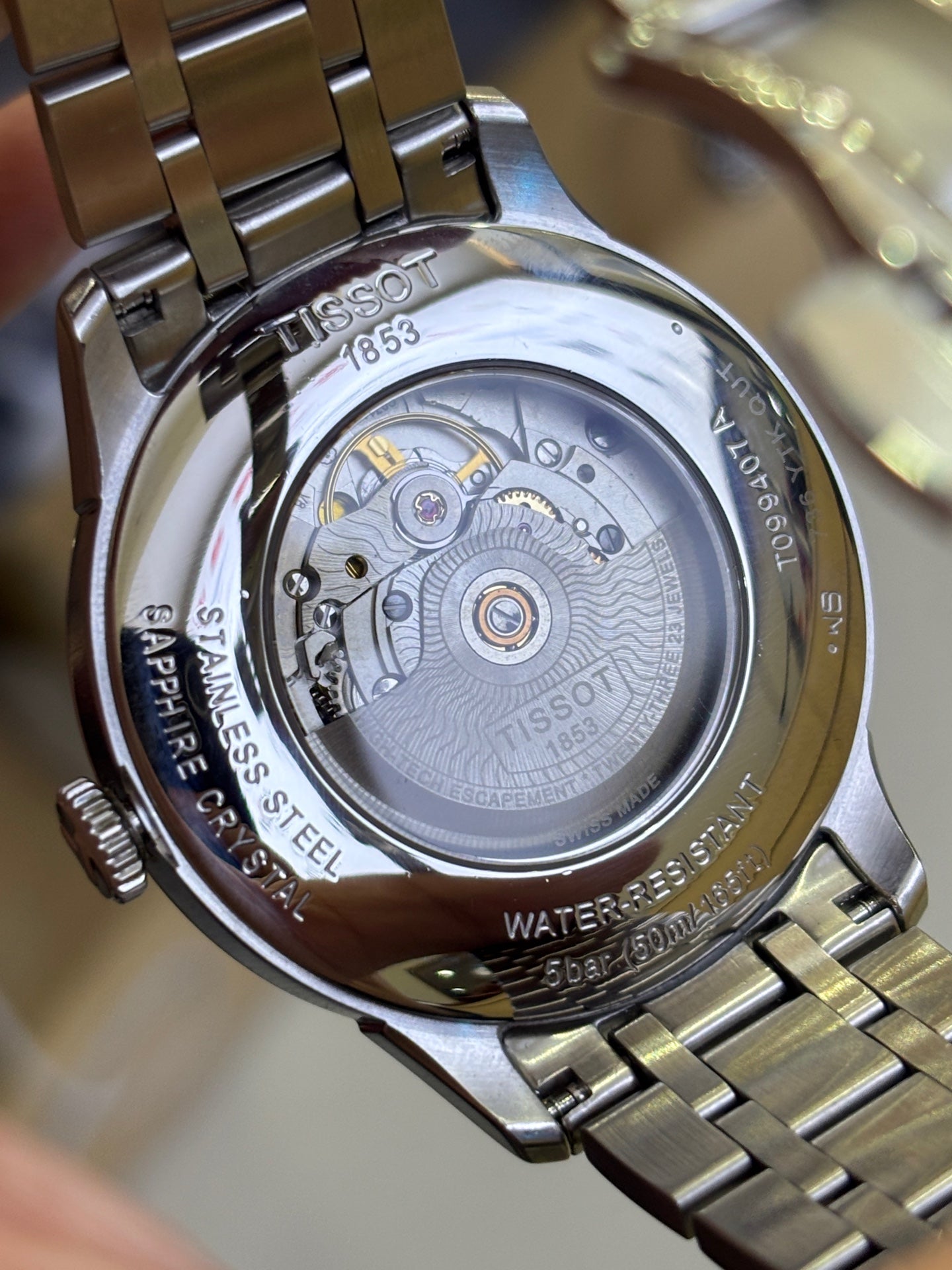 Tissot Classic White Automatic (self-winding) watch 42 millimeters T099.407.11.038.00