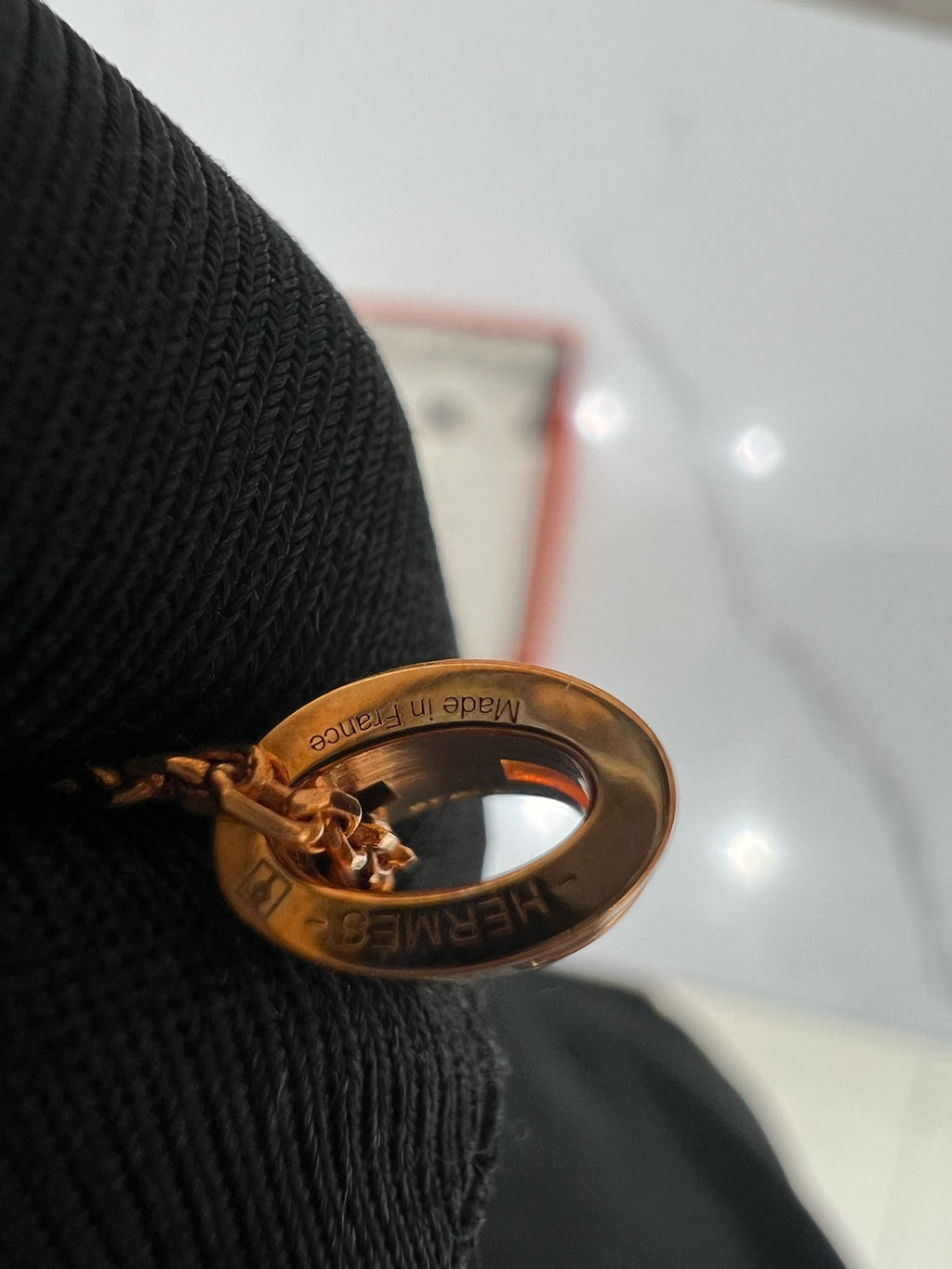 Hermes Gold Necklace