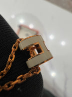 Hermes Gold Necklace